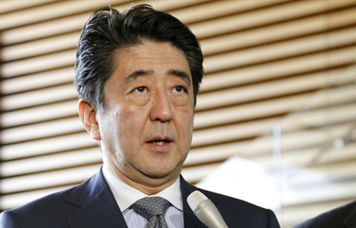 资料图:安倍晋三。 资料图:安倍晋三。